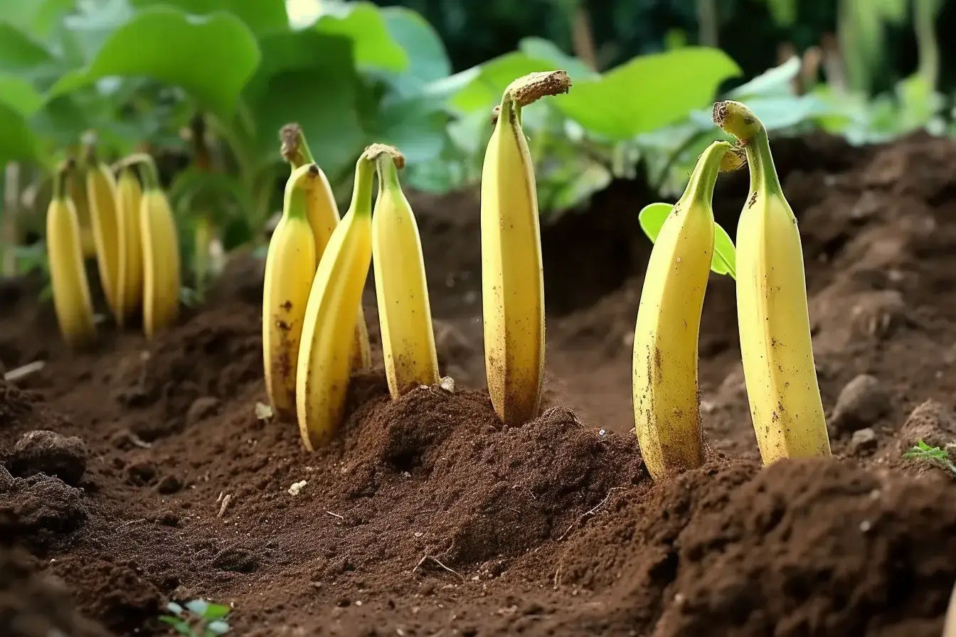 Plante bananas em todo o seu jardim Veja o que acontece uma semana